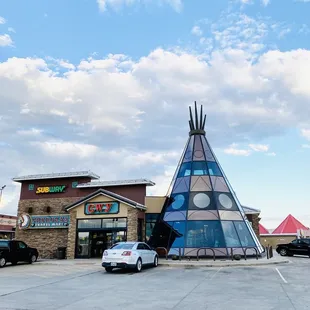 the front of the store