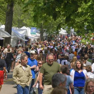 Over 200 artist and vendors to shop from during the two day festival that happens every spring in The Cherokee Triangle neighborhood.