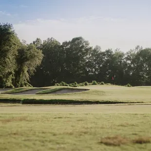 View of the Par 3, 7th Hole from the tee.