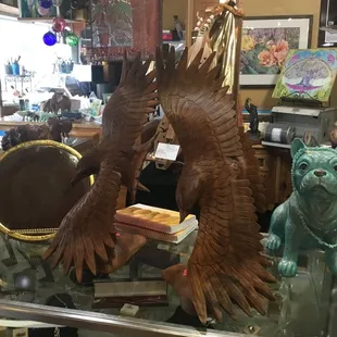 18 inch hand carved eagle-
