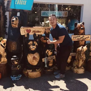 Custom Fatty Bear with Custom sign - Happy Client.