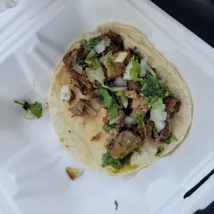 Carne Asada taco