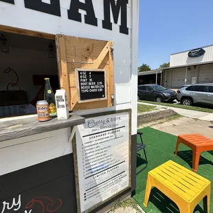 Ice cream stand