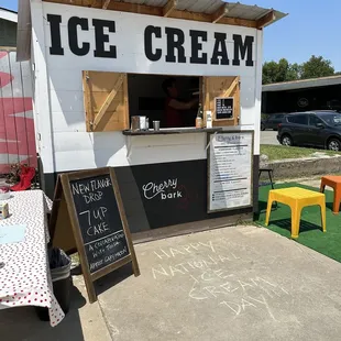 Ice cream stand