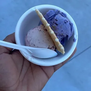 Cherry + Almond Bark &amp; Boozy Blueberry + Thyme Graham Cracker