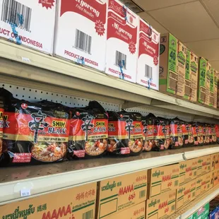 Instant noodles , Jelly, cake, sauces ,