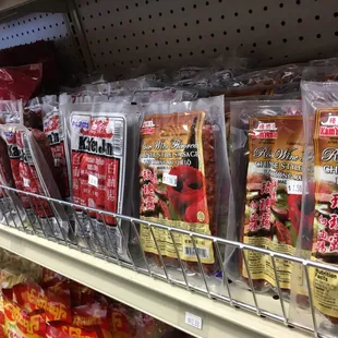 Chinese style pork sausages, noodles...