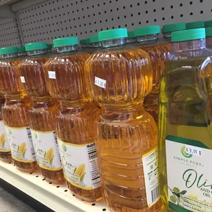 Cooking oil, corn oil, oyster sauce...