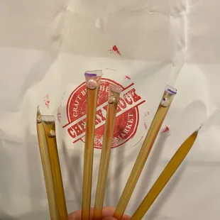 Honey! Lavender infused, vanilla infused, and TX local. Yum!