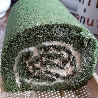 Whole Green Tea Swiss Roll