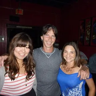 Vanessa and I with Josh (the owner and bartender - coolest guy eva!) couldnt resist asking to take a photo with him :)