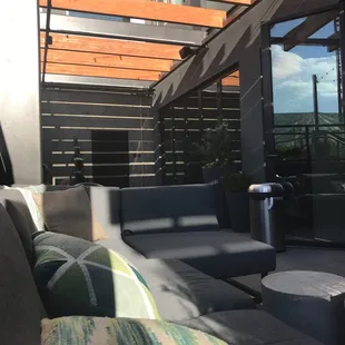 a couch and coffee table