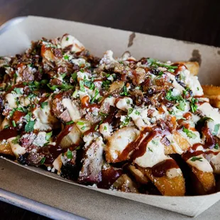 Cherry Creek Food Hall Greenwood Village, near Denver. Brisket potato Wedge