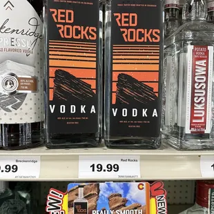 Just got the new Really Smooth, Red Rocks Vodka!
