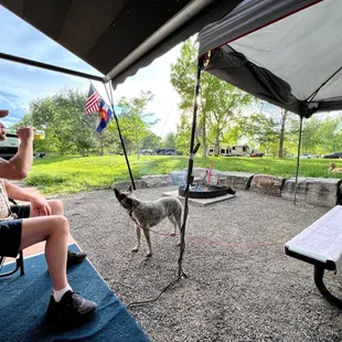 Beautiful evening after a 10-mile bike ride.