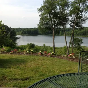 View from our outdoor dining table