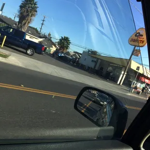 On a corner