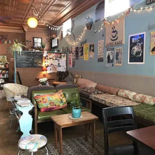 interior, sushi and sashimi