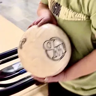 Custom bowling ball