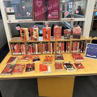 Valentine&apos;s Day display.