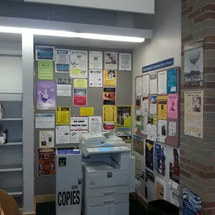 They have a copy machine here.