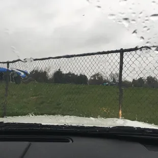 Playing in the rain. Yay!!