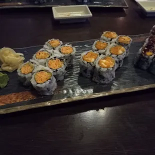 Go on Mondays for a great deal on Sushi.