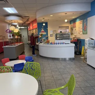 the interior of a restaurant