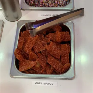They have Chili Mango as a topping