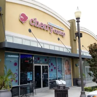 Pretty scenery out front of the place