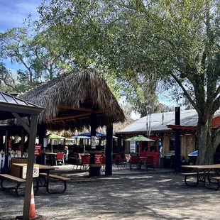 Even more outdoor seating &amp; The Barn (more casual seating in there