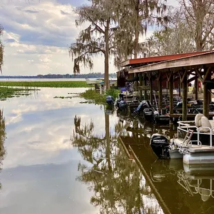 View of Lake Pierce and Cherry Pocket w Sea Plane
