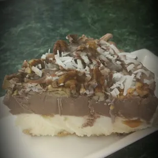 Homemade GERMAN CHOC.PIE ice cream pie of course