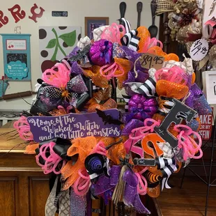 Such festive wreaths!