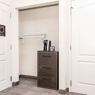 ADA Closet and Refreshment Center