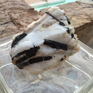 Tourmaline found on the 100 acre property