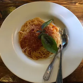 Capellini With Tomato And Garlic