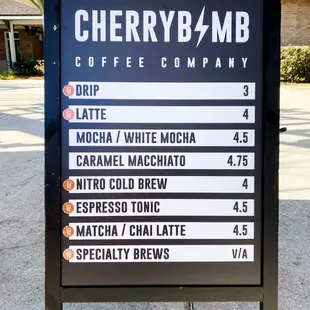 Eat Fit approved beverages at Cherrybomb Coffee Co! The Eat Fit seal indicates the healthiest options |OchsnerEatFit.com