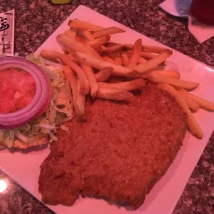 Iowa Pork Tenderloin Sandwich