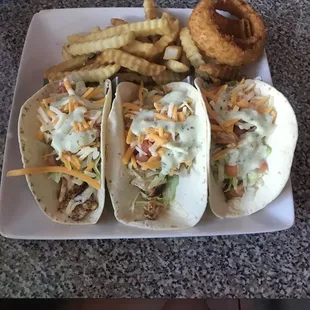 Baja chicken tacos