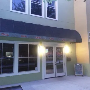 9pm on a Saturday night at Cherry's.   We are watching the Orlando City Soccer Club team playing right now.