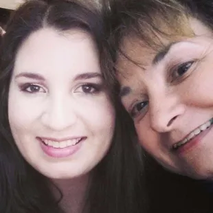 Me and my poor mother.