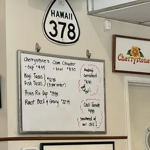 They have daily specials.