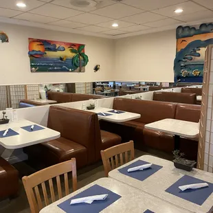 interior, sushi and sashimi