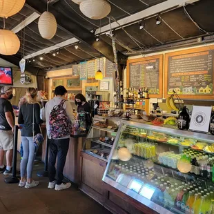 Counter/where you order at Cherrywood Coffeehouse