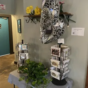Items for purchase.
