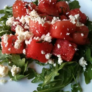 Watermelon Feta Salad. Refreshing !