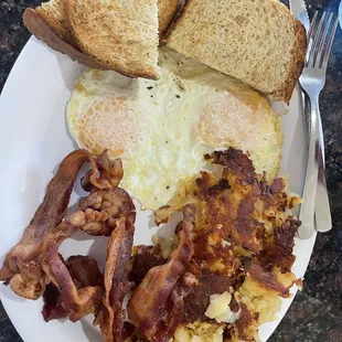 2 Eggs Any Style with Meat