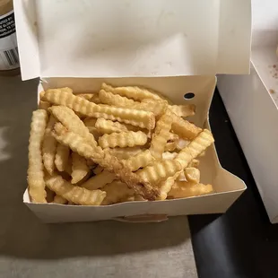 Family fries!  Best fat fries!