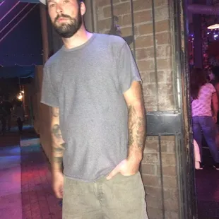 This is the guy who kicked in the door to the bathroom stall and told me I was doing drugs